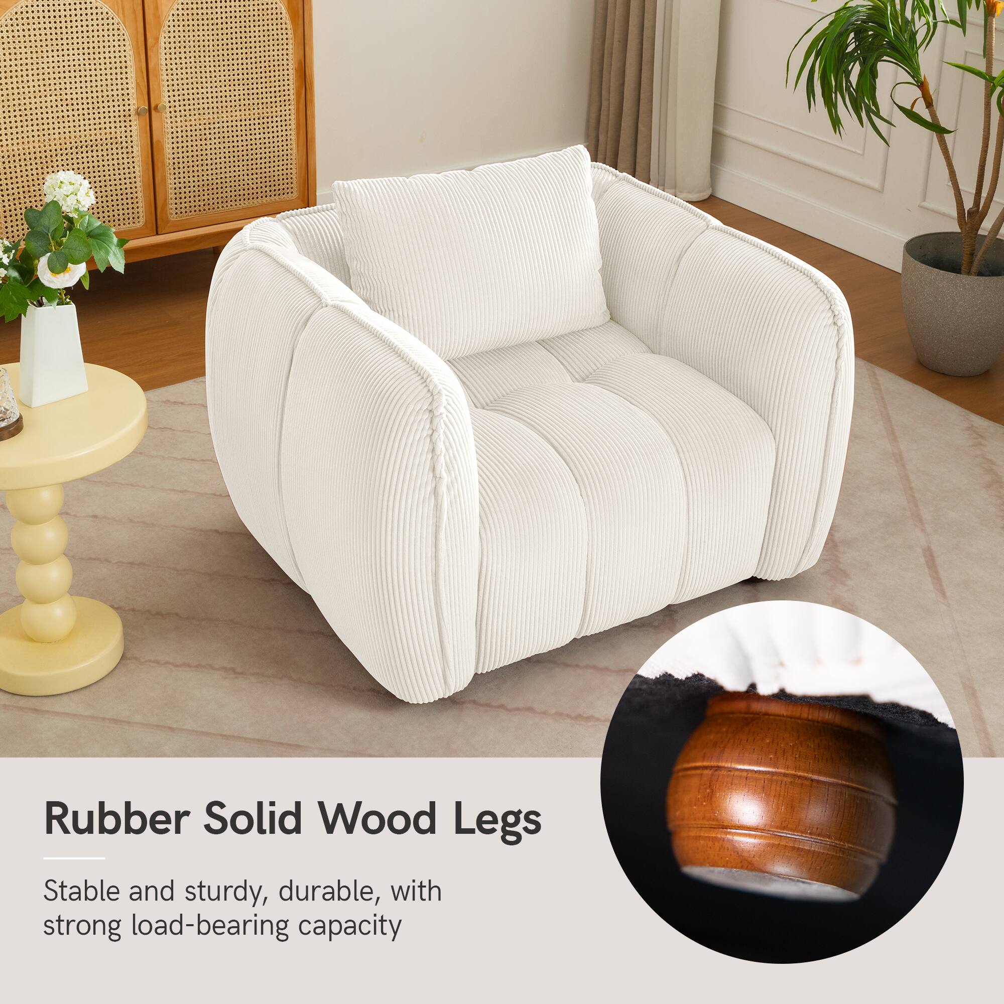 Rubber Solid Wood Legs

Stable and sturdy, durable, with strong load-bearing capacity