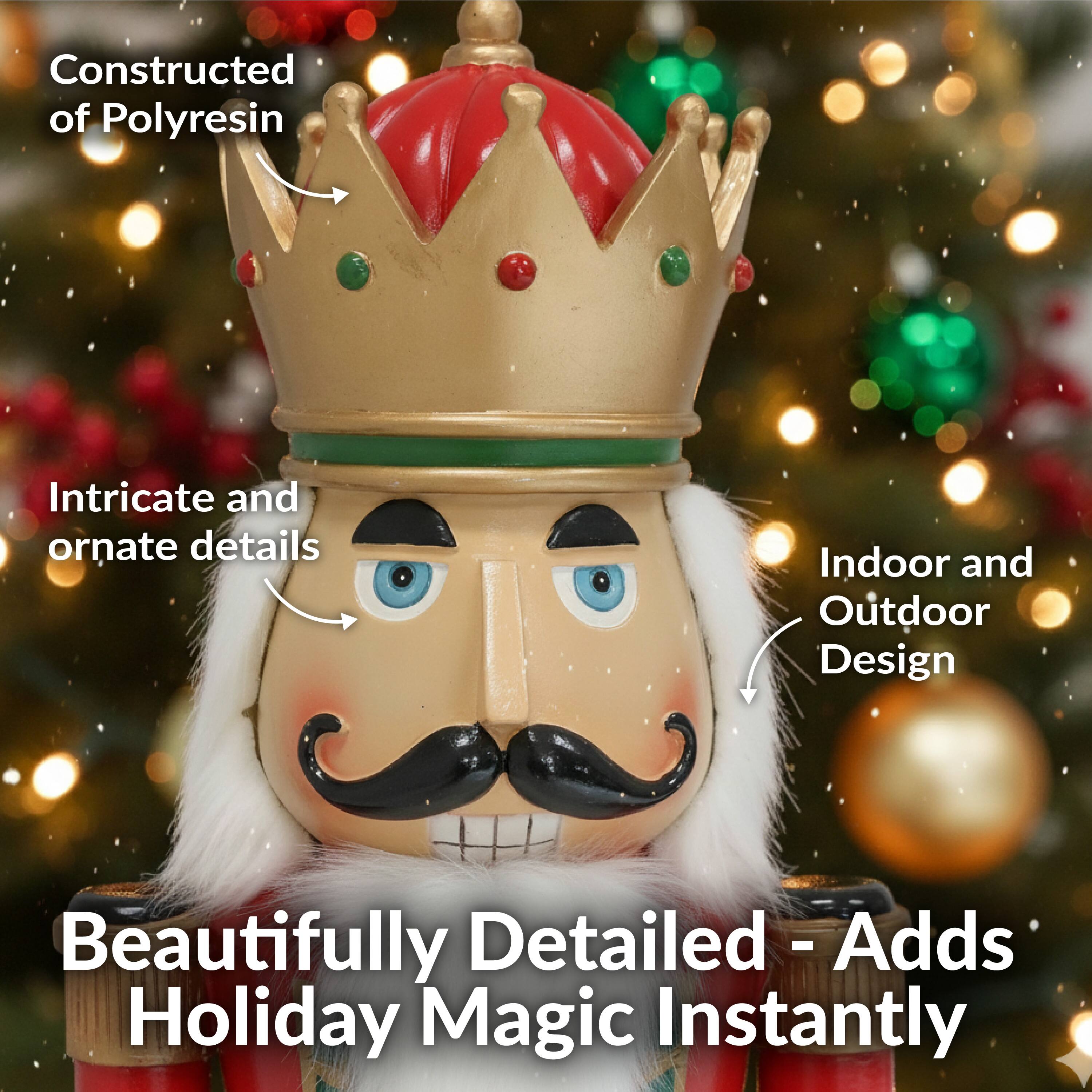 Constructed of Polyresin  
Intricate and ornate details  
Indoor and Outdoor Design  
Beautifully Detailed - Adds Holiday Magic Instantly