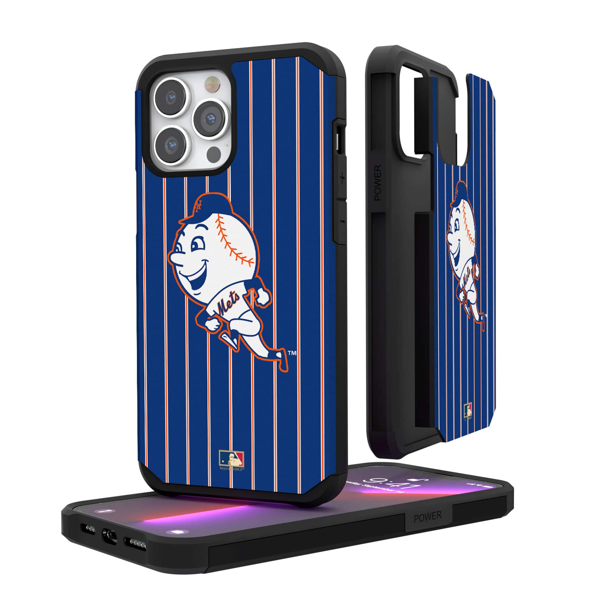 Keyscaper - MLB - New York Mets - iPhone Pinstripe Cooperstown Design Rugged Case - 13 Pro - Multicolor price history on PriceWatchPro