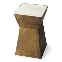 Butler Specialty - Asheville Marble & Metal Bunching SideTable - Multi-Color