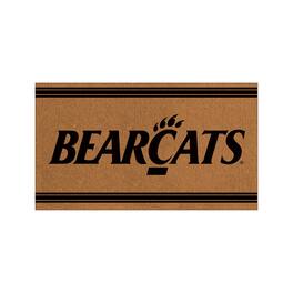Evergreen Enterprises - Cincinnati Bearcats 28" x 16" Primary Logo Outdoor Coir Entryway Mat - Multicolor