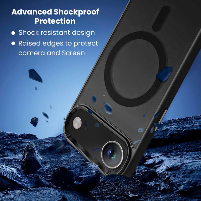 Advanced Shockproof Protection

- Shock resistant design
- Raised edges to protect camera and screen