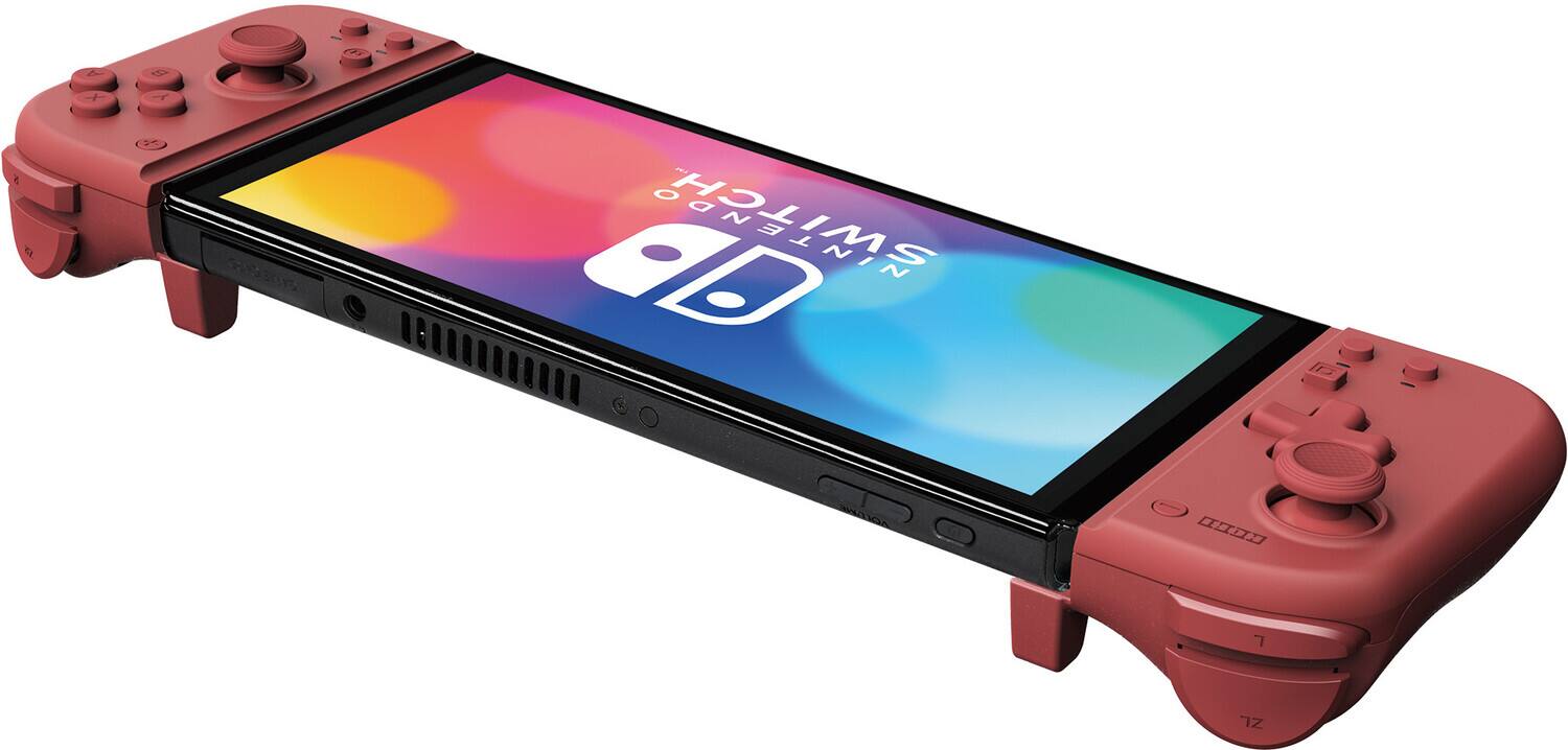 Alt View 2. Hori - Controller - HORI Split Pad Compact - Apricot Red:  Officially Licensed by - Multicolor.