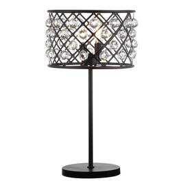 Jonathan Y - Gabrielle 22.5" Metal/Crystal LED Table Lamp, Oil Rubbed Bronze - Oil-Rubbed Bronze