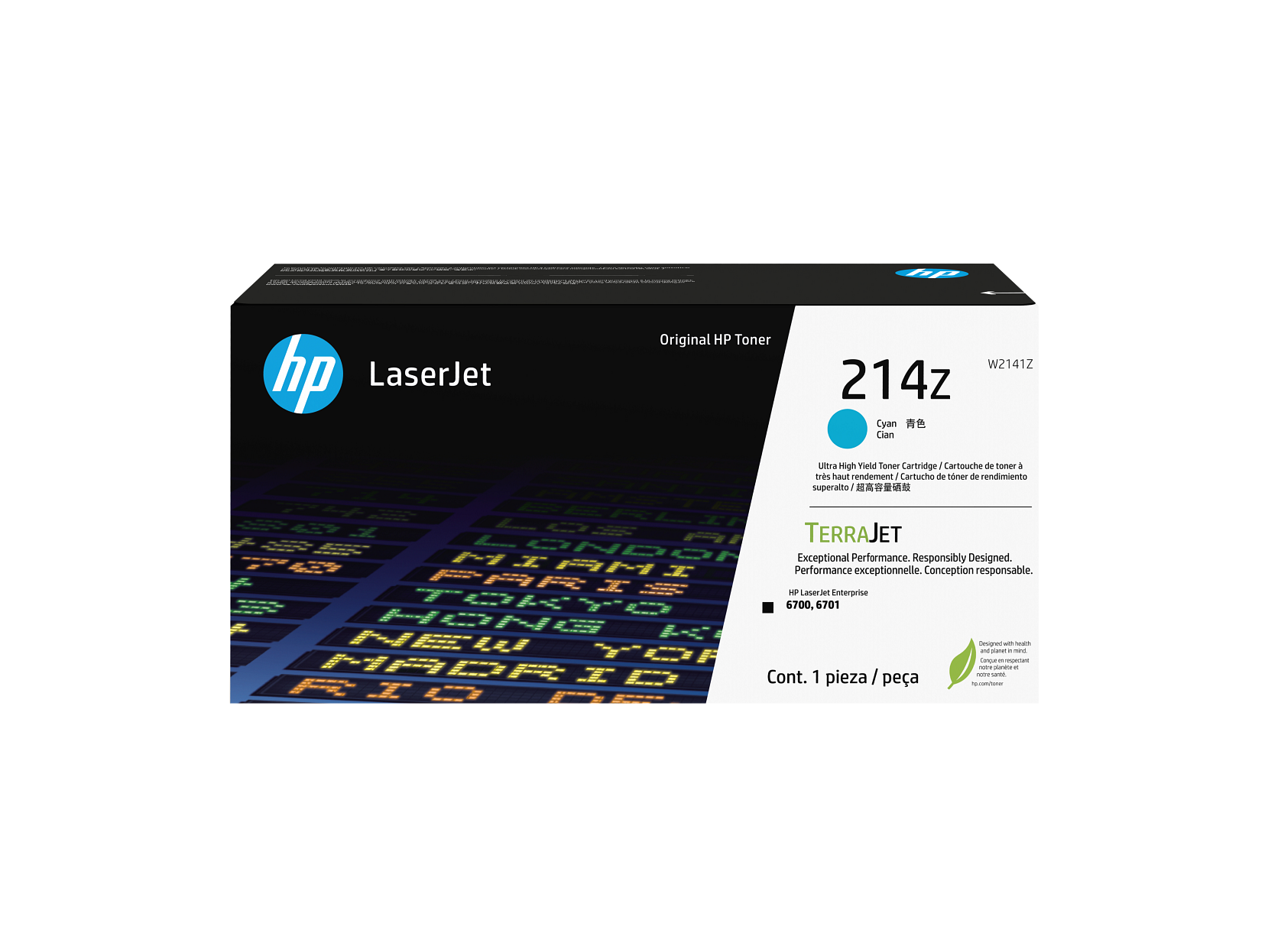 HP - 214Z Ultra High Yield Cyan Original LaserJet Toner Cartridge, ~26,000 pages,