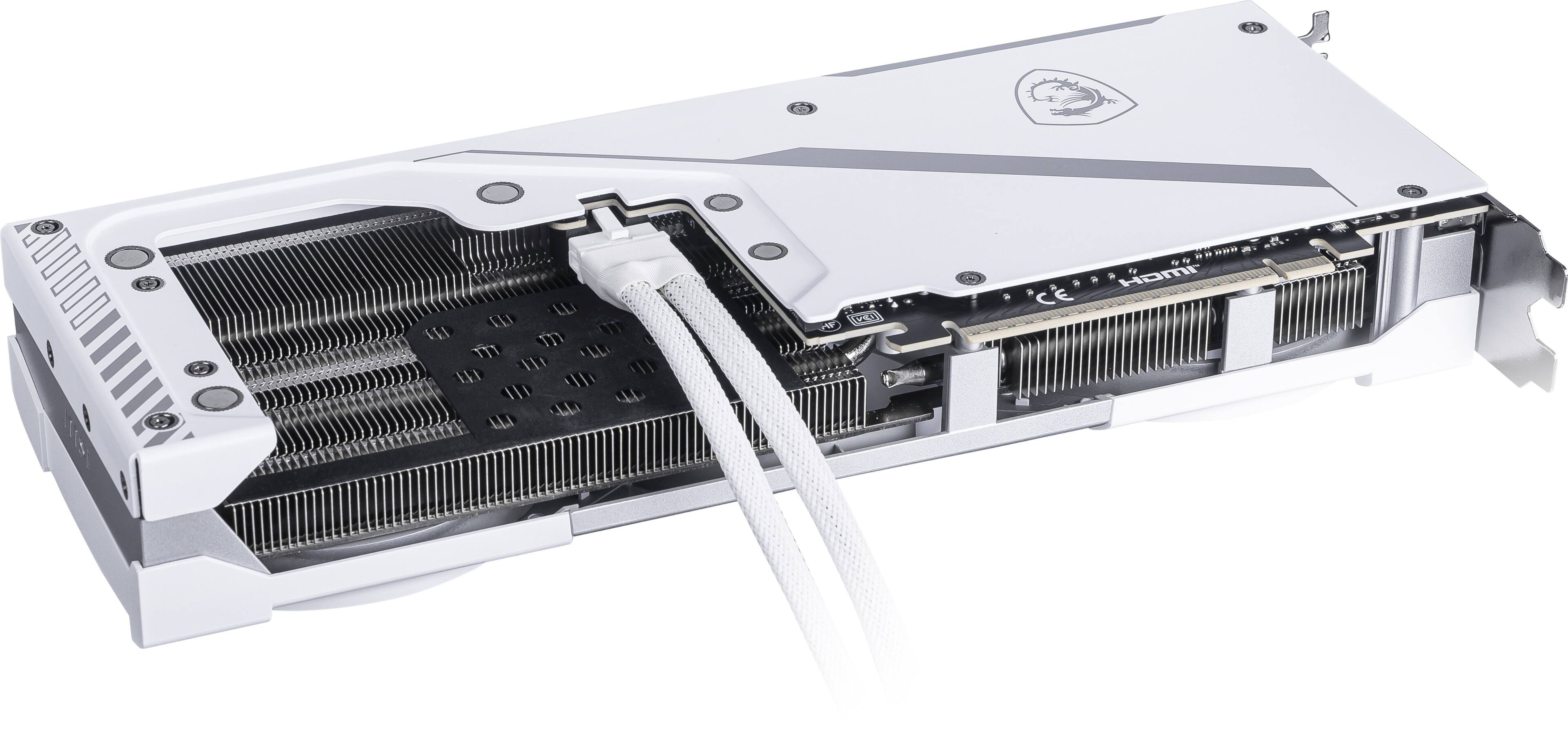 Alt View 7. MSI - NVIDIA GeForce RTX 5070 Ti 16GB GDDR7 VENTUS 3X PZ OC Edition PCI Express 5.0 SFF-Ready Graphics Card - Black/Sliver.