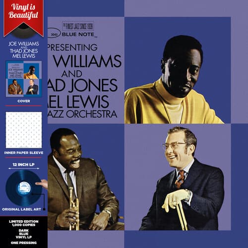 Front. Presenting Joe Williams and the Thad Jones/Mel Lewis Jazz Orchestra [Blue Vinyl] [LP].