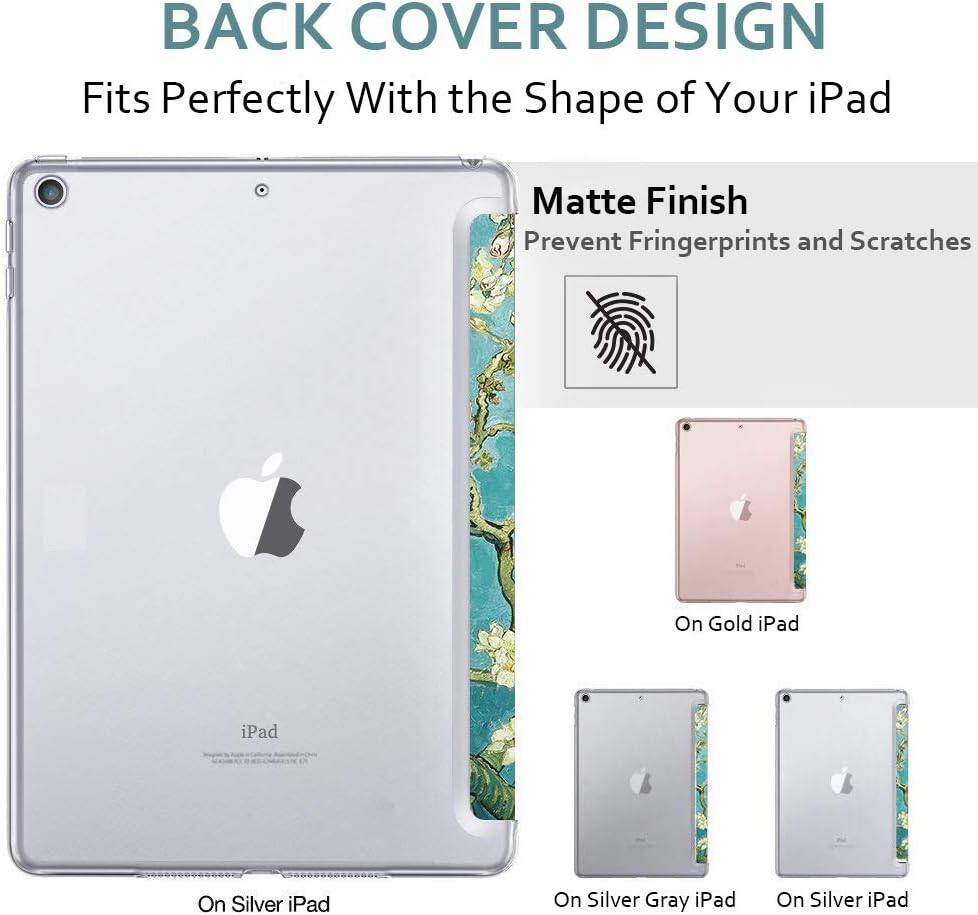 BACK COVER DESIGN  
Fits Perfectly With the Shape of Your iPad  

Matte Finish  
Prevent Fingerprints and Scratches  

On Gold iPad  
On Silver iPad  
On Silver Gray iPad  
On Silver iPad