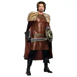 Dreamgirl - Dragon Warrior King Adult Costume XX-Large - Brown