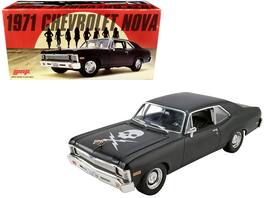 ACME - 1971 Chevrolet Nova Matt Black "Death Proof" (2007) Movie Limited Edition to 792 pieces Worldwide 1/18 - Matte Black