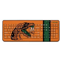 Keyscaper - Florida A&M Rattlers Stripe Design Wireless Keyboard - Multicolor