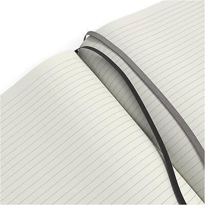 Alt View 2. TRU RED - TRU RED™ Large Flexible Cover Ruled Journal, Black (TR54774) - Black.