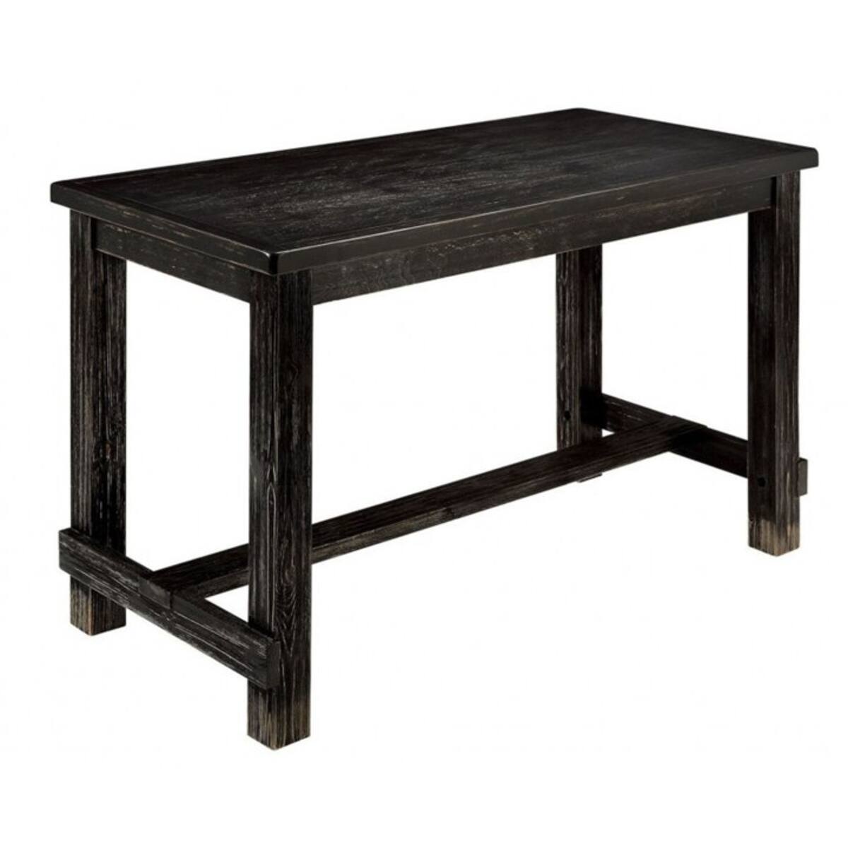 Loheer Counter Height Dining Table, Rectangular Solid Wood Table, 60 ...
