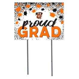 Jardine - Rochester Institute of Technology Tigers 18" x 24" Proud Grad Yard Sign - White