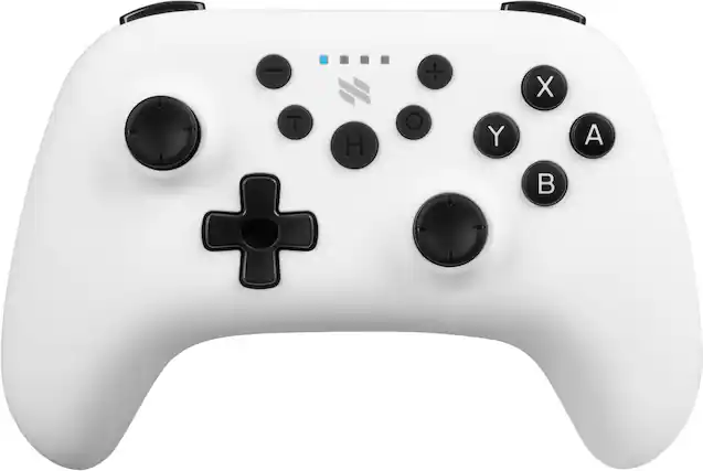 Front. NEXT - Wireless Rechargeable Pro Controller for Switch 2 & Switch - Frost - Frost.
