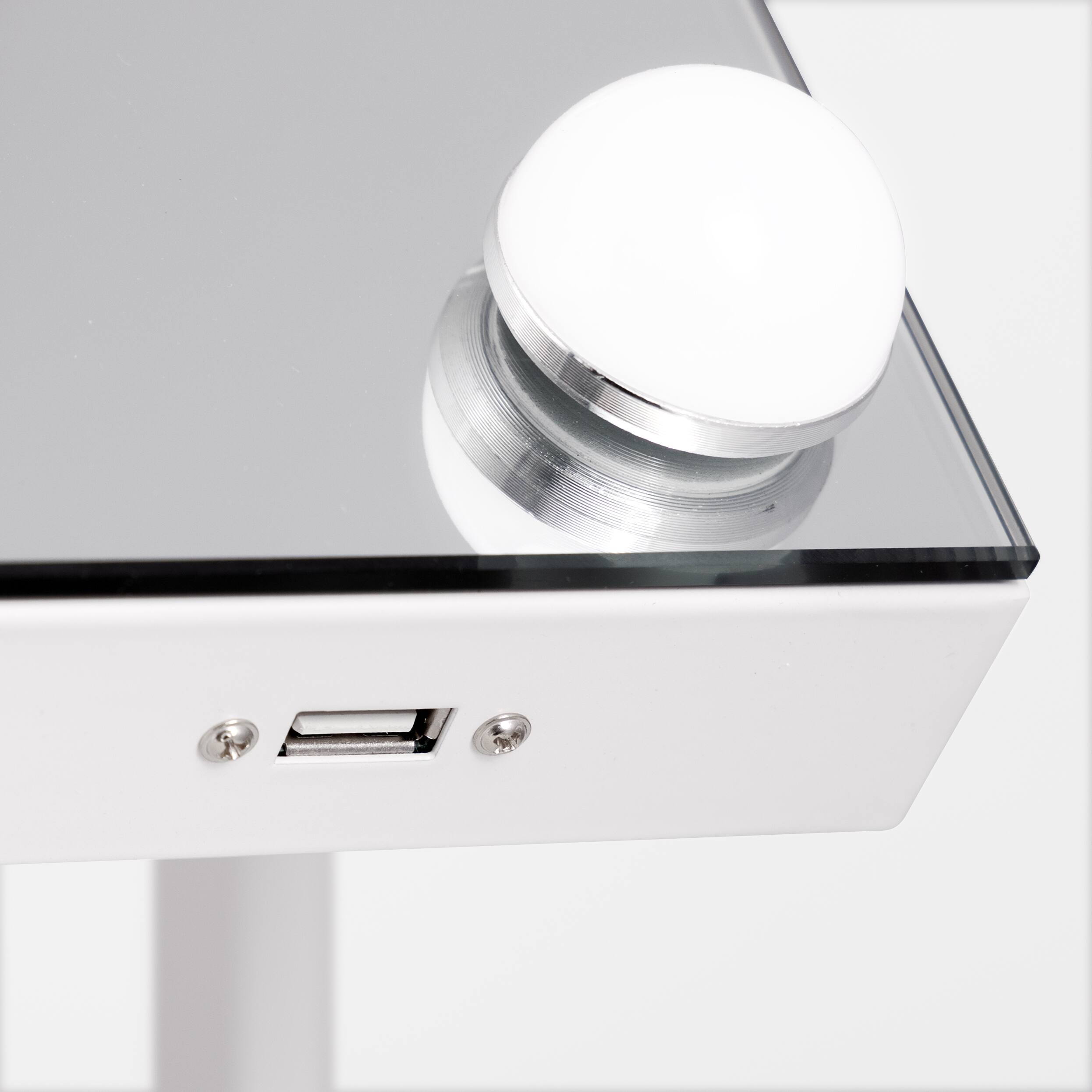 Alt View 2. Zadro - Zadro Hollywood Makeup Mirror - 25" x 20" - 15 LED Light Bulbs with Dimmable Brightness - White.