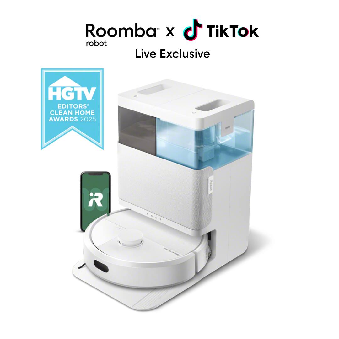 Roomba x TikTok robot Live Exclusive

HGTV EDITORS' CLEAN HOME AWARDS 2025

R
1008
Robet