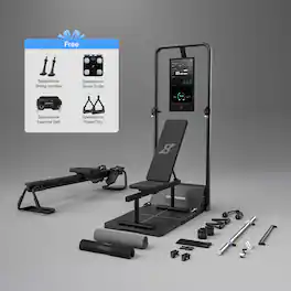 Speediance - Smart Home Gym, Gym Monster 2 Family Plus, Smart AI-Powered Multi-Functional Smith Machine for Home Workout - Black