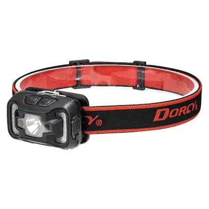 Front. Dorcy - 330-Lumen USB Rechargeable Motion Sensor Headlamp.