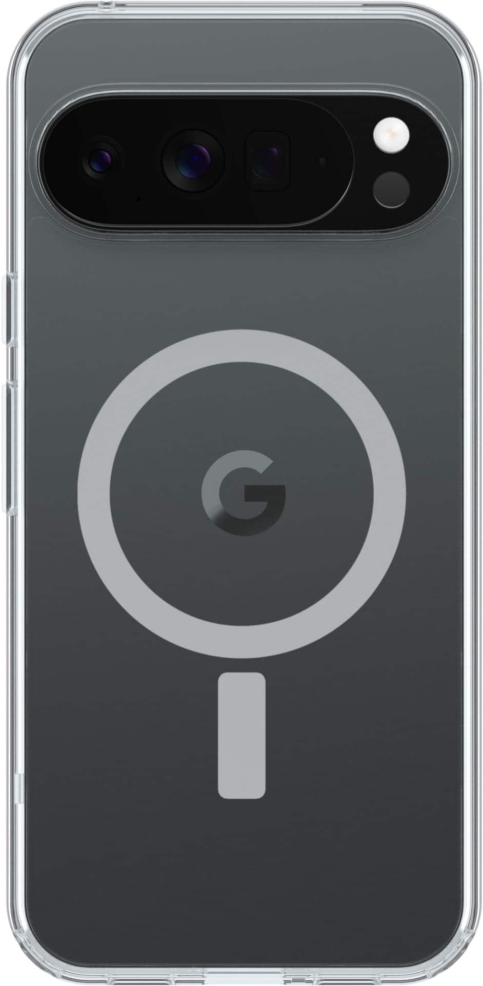 OtterBox - Symmetry Series Hard Shell with Magnets for Pixel 10 Pro XL - Clear - Front_Zoom