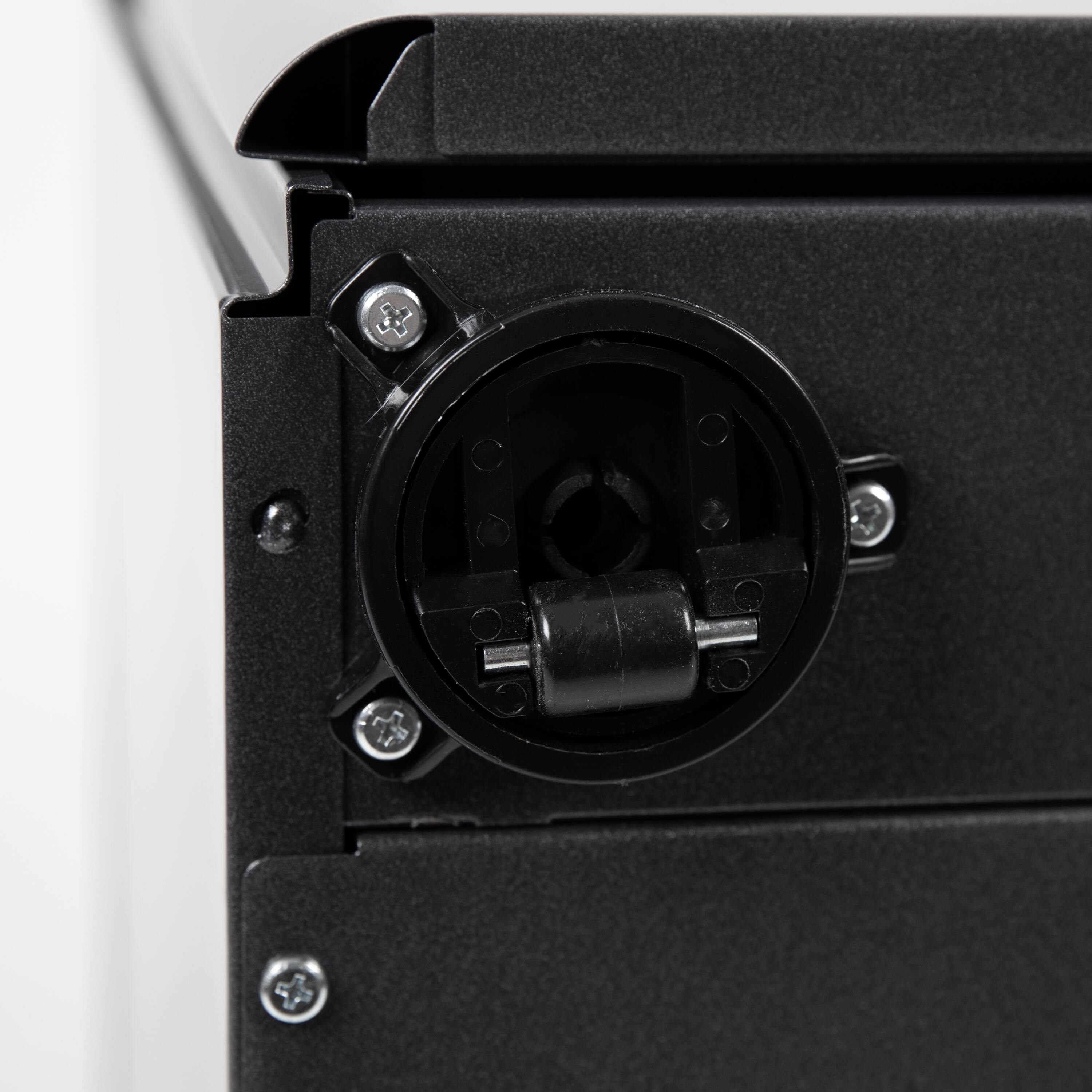 Alt View 10. Emma + Oliver - Modern 3-Drawer Mobile Locking Filing Cabinet Storage Organizer - Black.