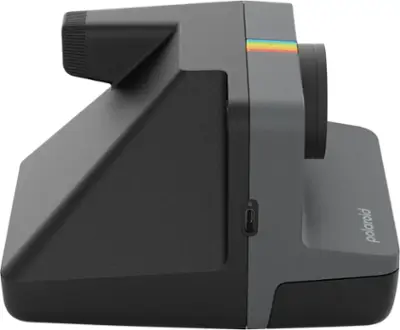Polaroid - Now Gen 3 Instant Camera + Color Film Bundle (8 Photos) - Black