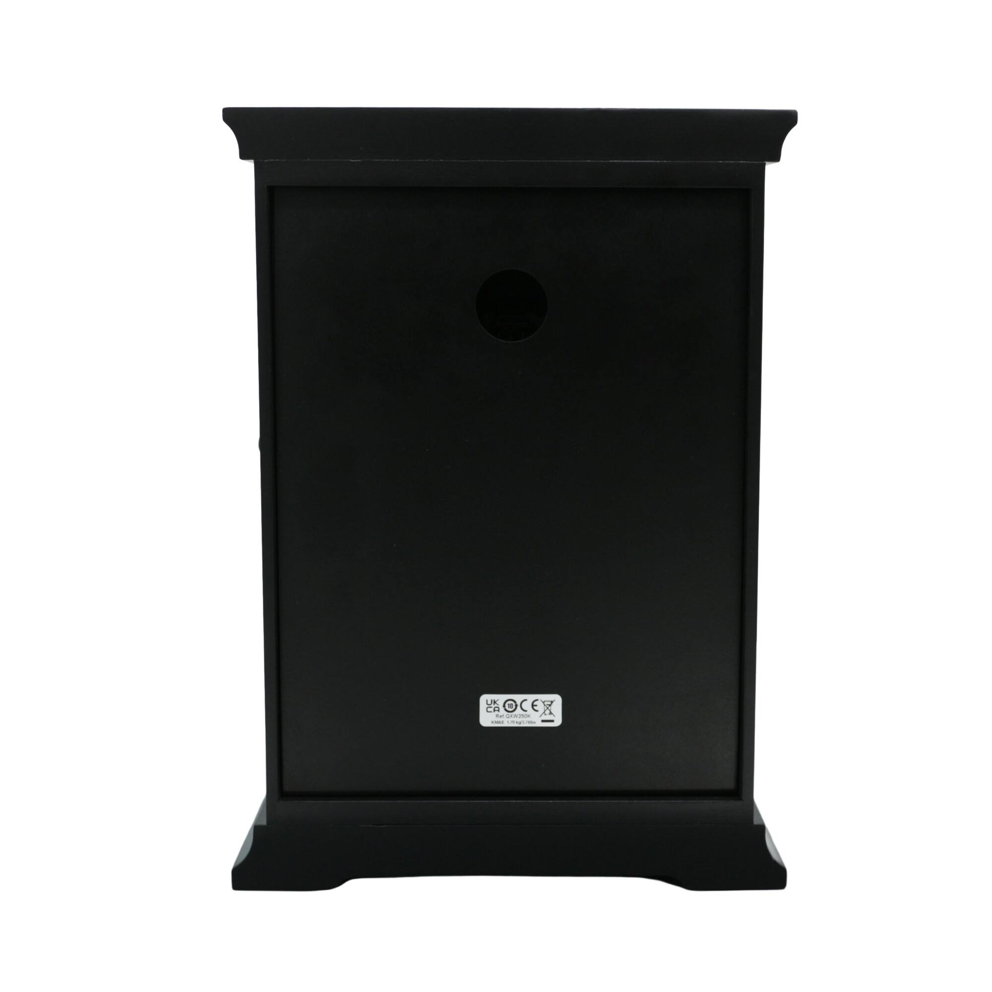 Alt View 1. Seiko - Seiko Jolie Mantel Clock - Black.