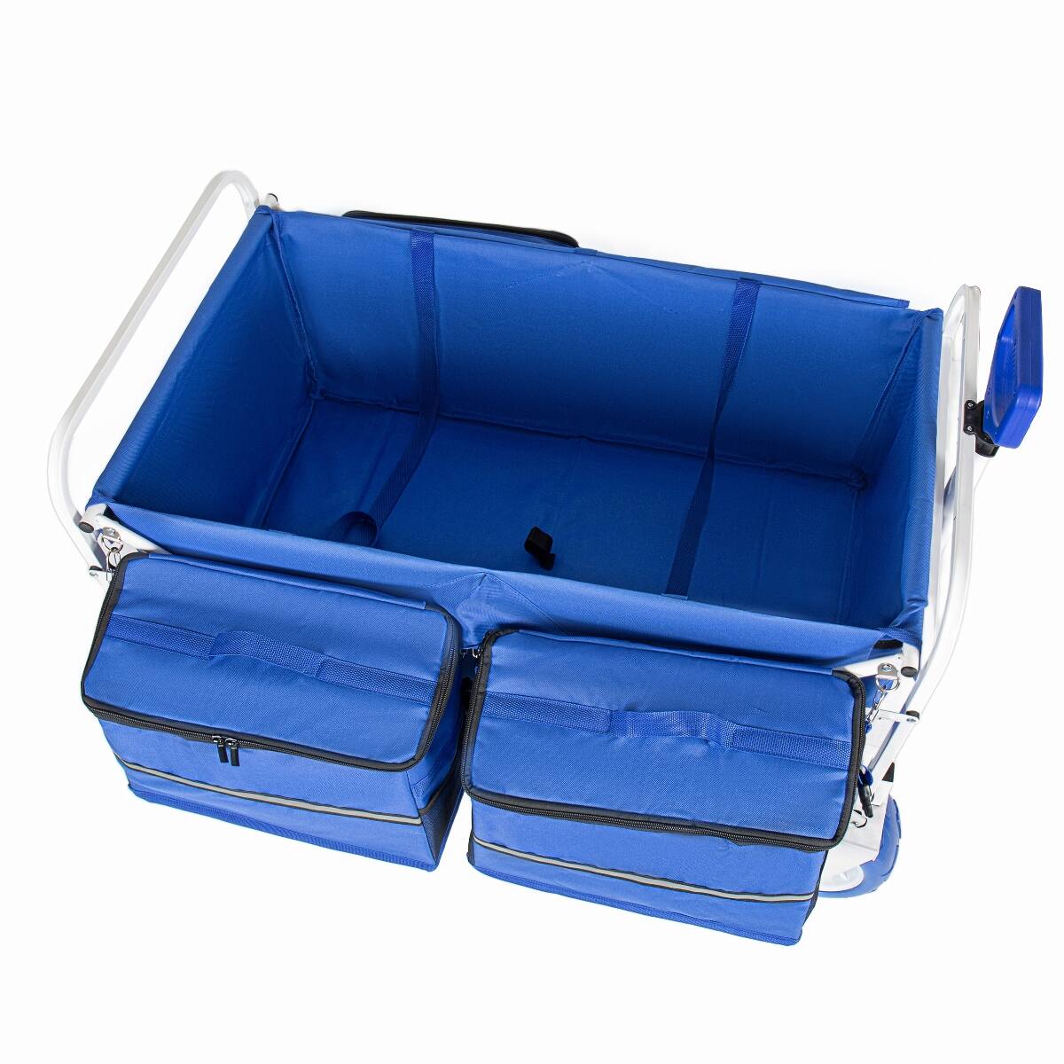 Alt View 8. Loheer - Loheer 500 lb Heavy Duty Beach Wagon, 150L Collapsible Folding Cart with Nine Inch All Terrain Wheels.