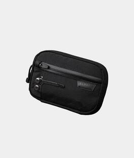 ALPAKA - Admin Pouch Pro - Compact EDC Organizer with Modular Carry Options - Black Axogrid 300D