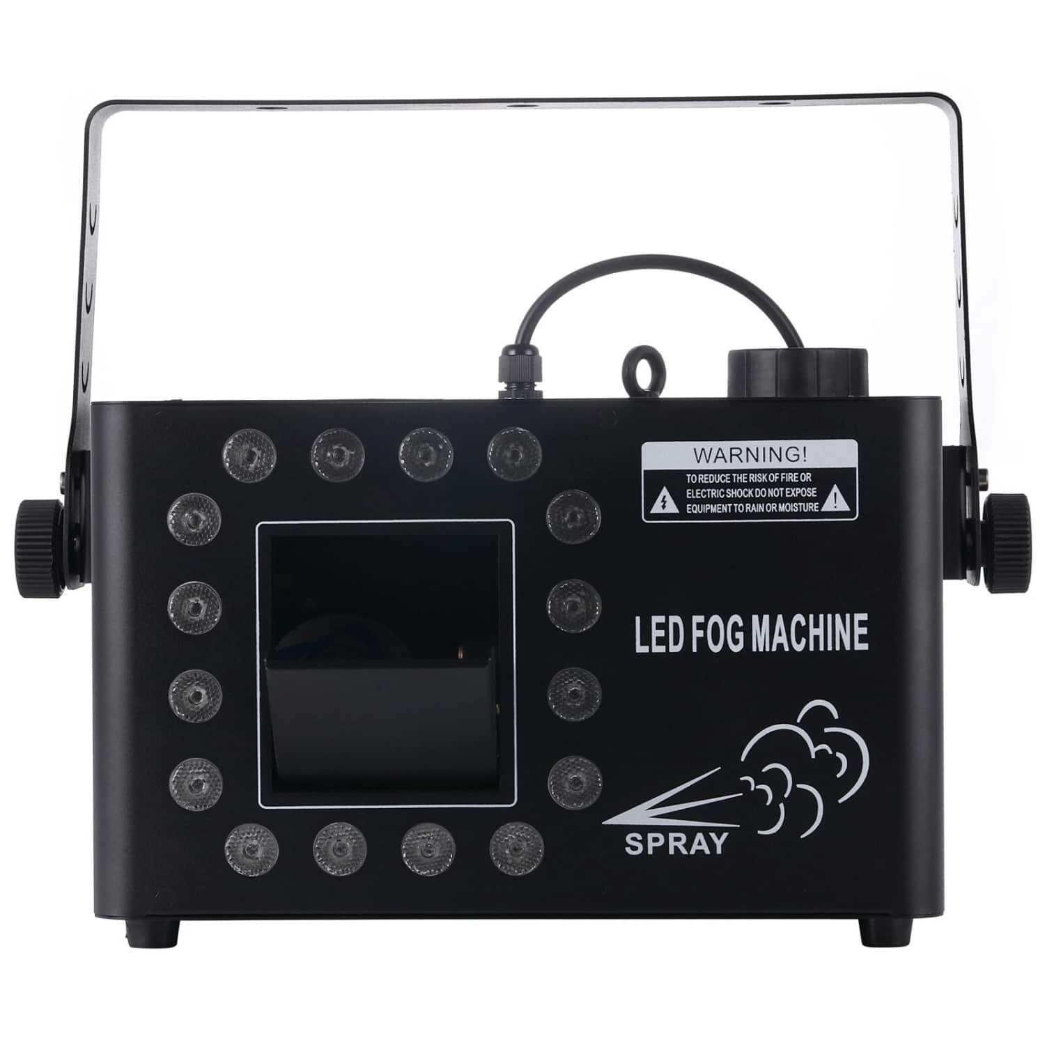 Stock Preferred - 1500W LED Fog Machine with DMX512 & Remote Control - Black