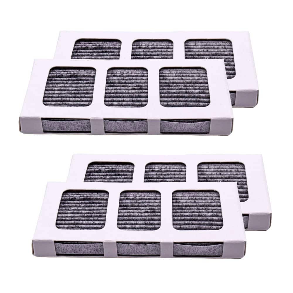 HQRP - Activated Carbon Refrigerator Air Filter 4-Pack Replacement for Frigidaire PAULTRA2 PureAir Ultra II