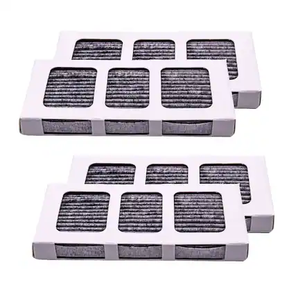 Front. HQRP - Activated Carbon Refrigerator Air Filter 4-Pack Replacement for Frigidaire PAULTRA2 PureAir Ultra II.