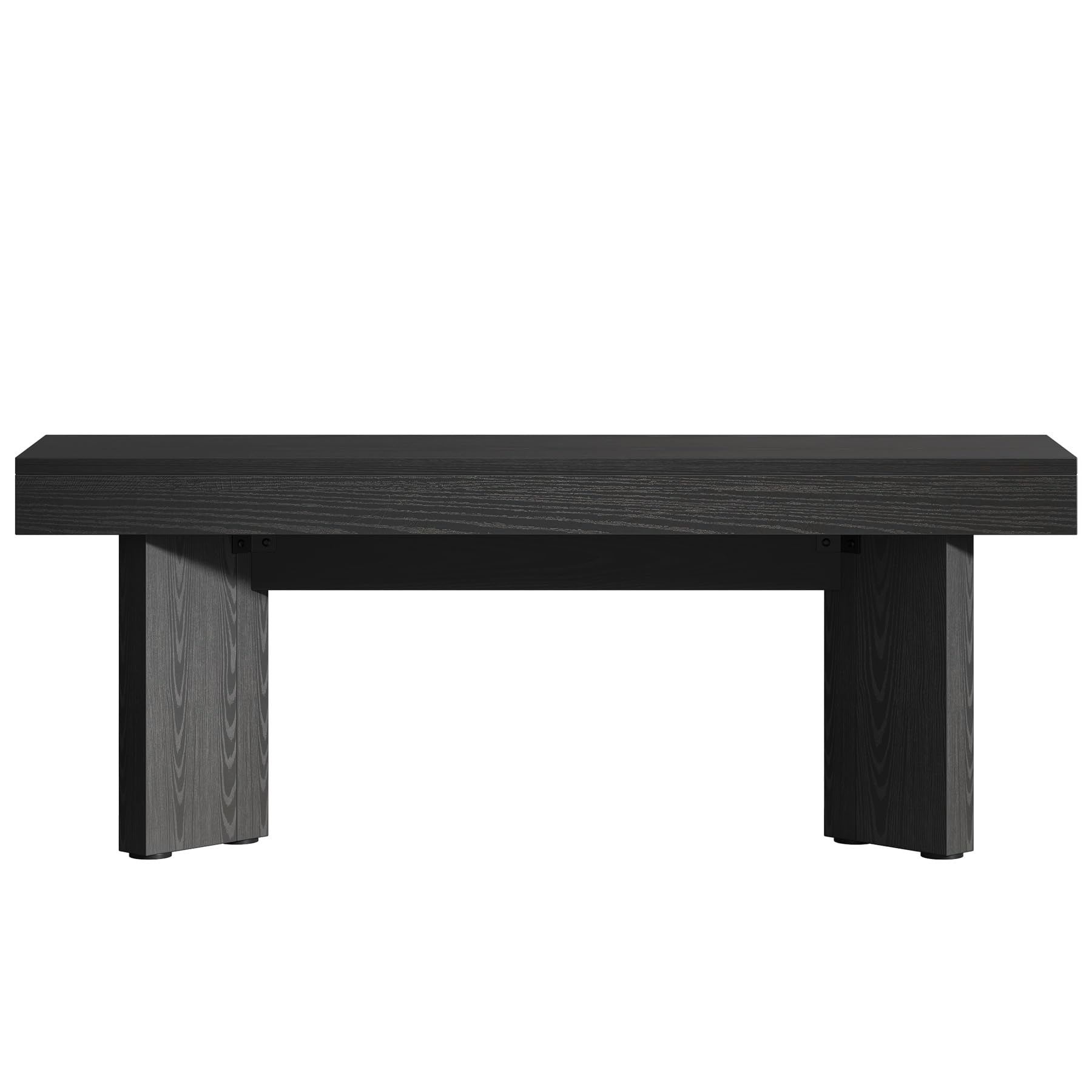 Alt View 4. Tribesigns - Farmhouse Wooden Dining Bench - Black.