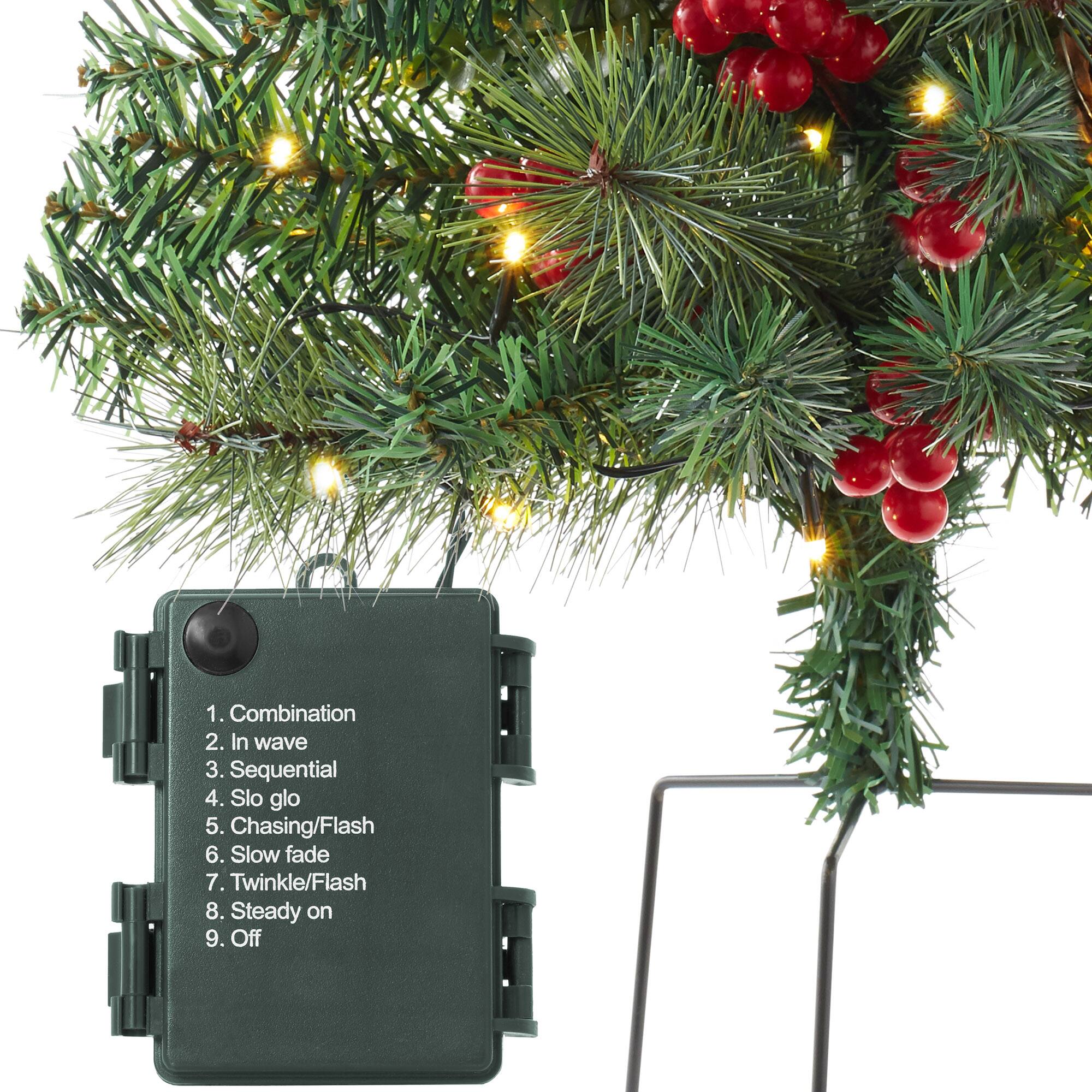 1. Combination  
2. In wave  
3. Sequential  
4. Slo glo  
5. Chasing/Flash  
6. Slow fade  
7. Twinkle/Flash  
8. Steady on  
9. Off