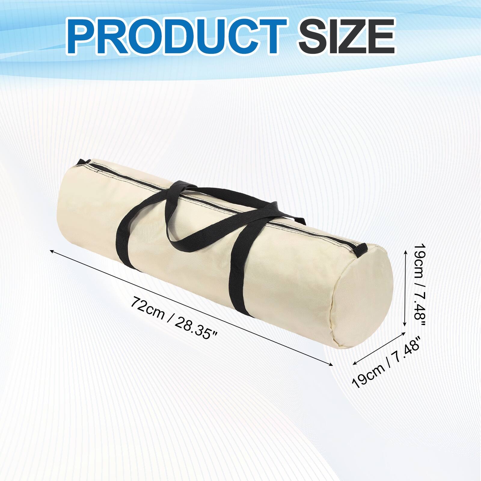 PRODUCT SIZE  
72cm / 28.35"  
19cm / 7.48"  
19cm / 7.48"