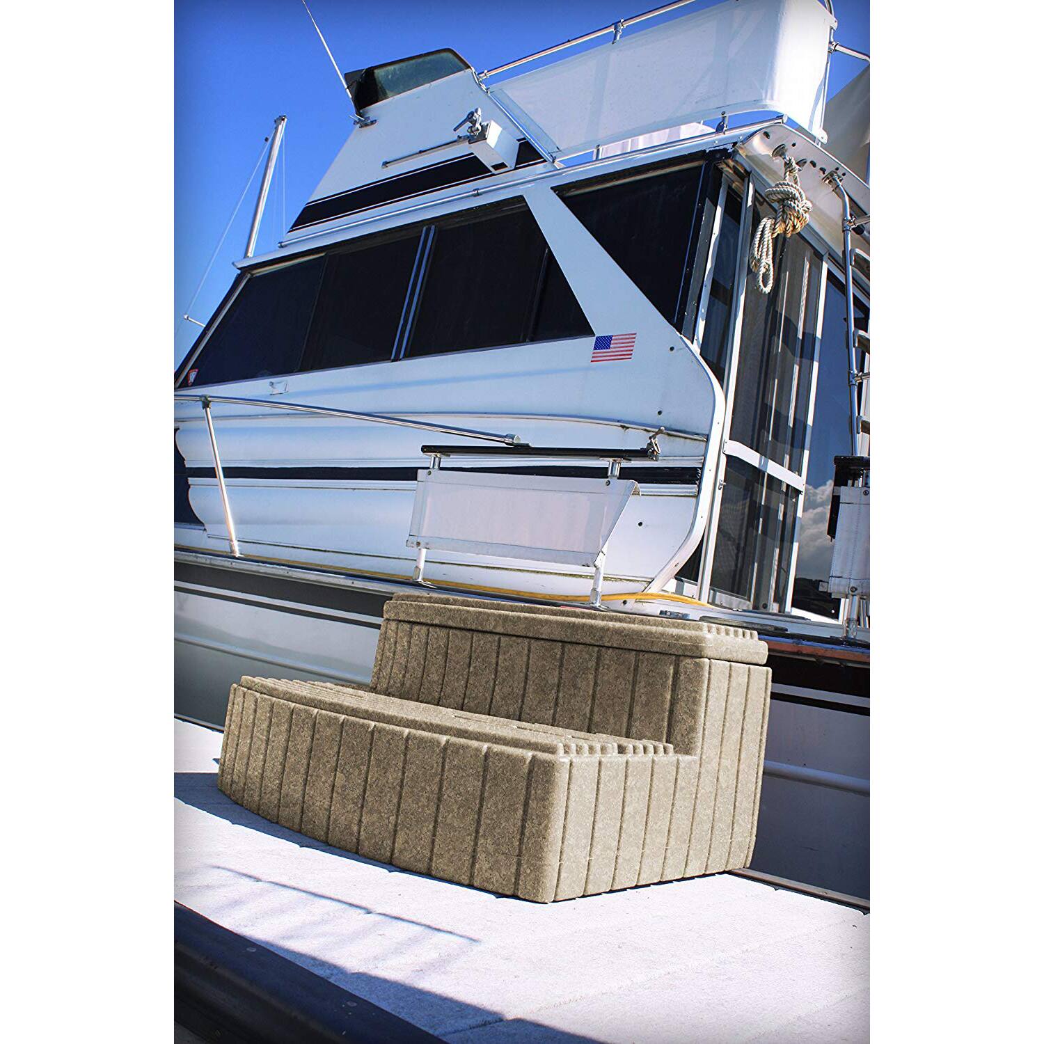 Alt View 3. Good Ideas - Good Ideas Sora Steps Lightweight Outdoor and Indoor Storage Step, Sandstone - Sandstone.