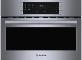 Bosch - 500 Series 1.6 Cu. Ft. Built-In Microwave with Sensor Cooking - Stainless Steel