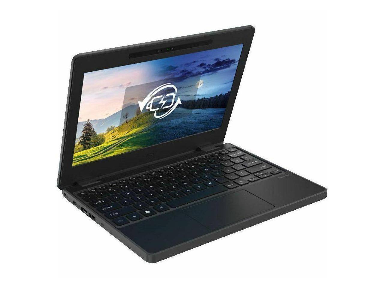 Alt View 2. Acer - Acer TravelMate B3 11 B311-34T - 11.6" Touchscreen - Intel N250 - 8 GB - 128 GB SSD - Win 11 Pro - Black.