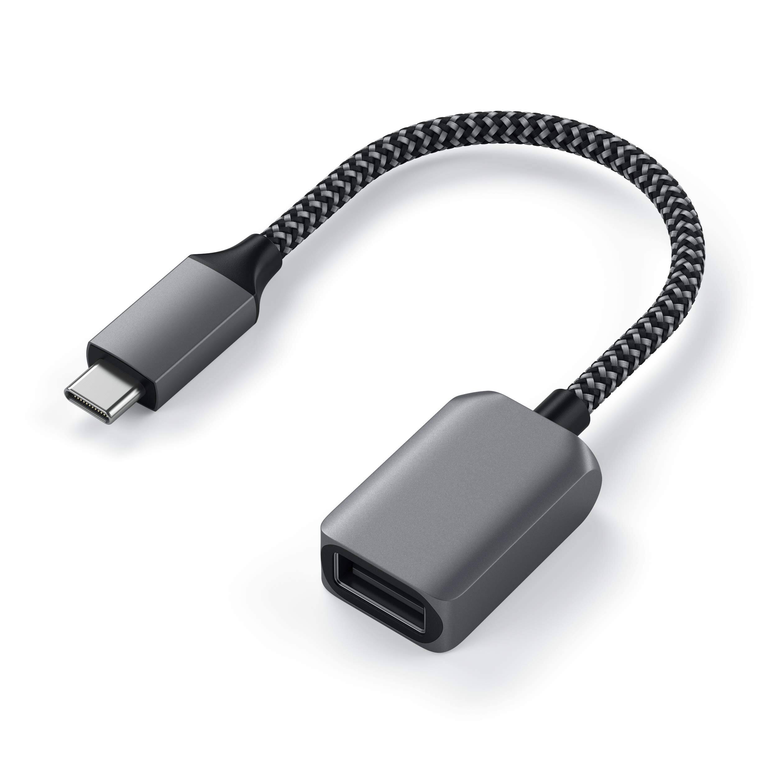Angle. Satechi - USB-C to USB 3.0 Adapter Cable - Type-C to Type-A Female for MacBook Air/Pro, iPad Air/Pro, Mac mini, iMac.