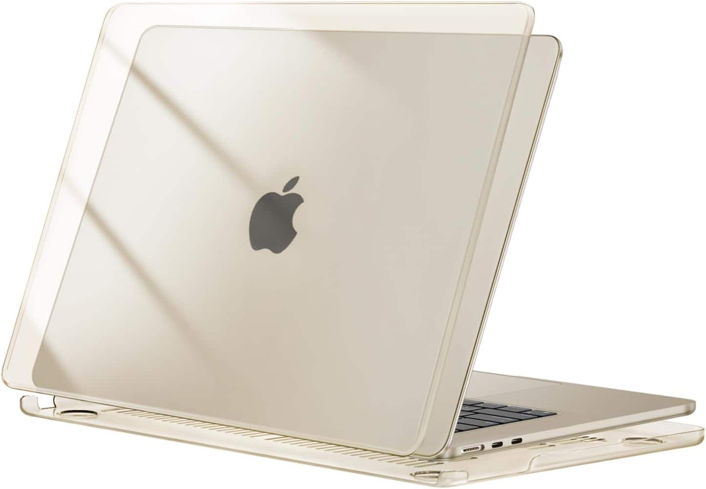 mosiso - MacBook Air 15 inch Case for models A3448 A3241 A3114 A2941 (2023-2026) - Crystal Starlight