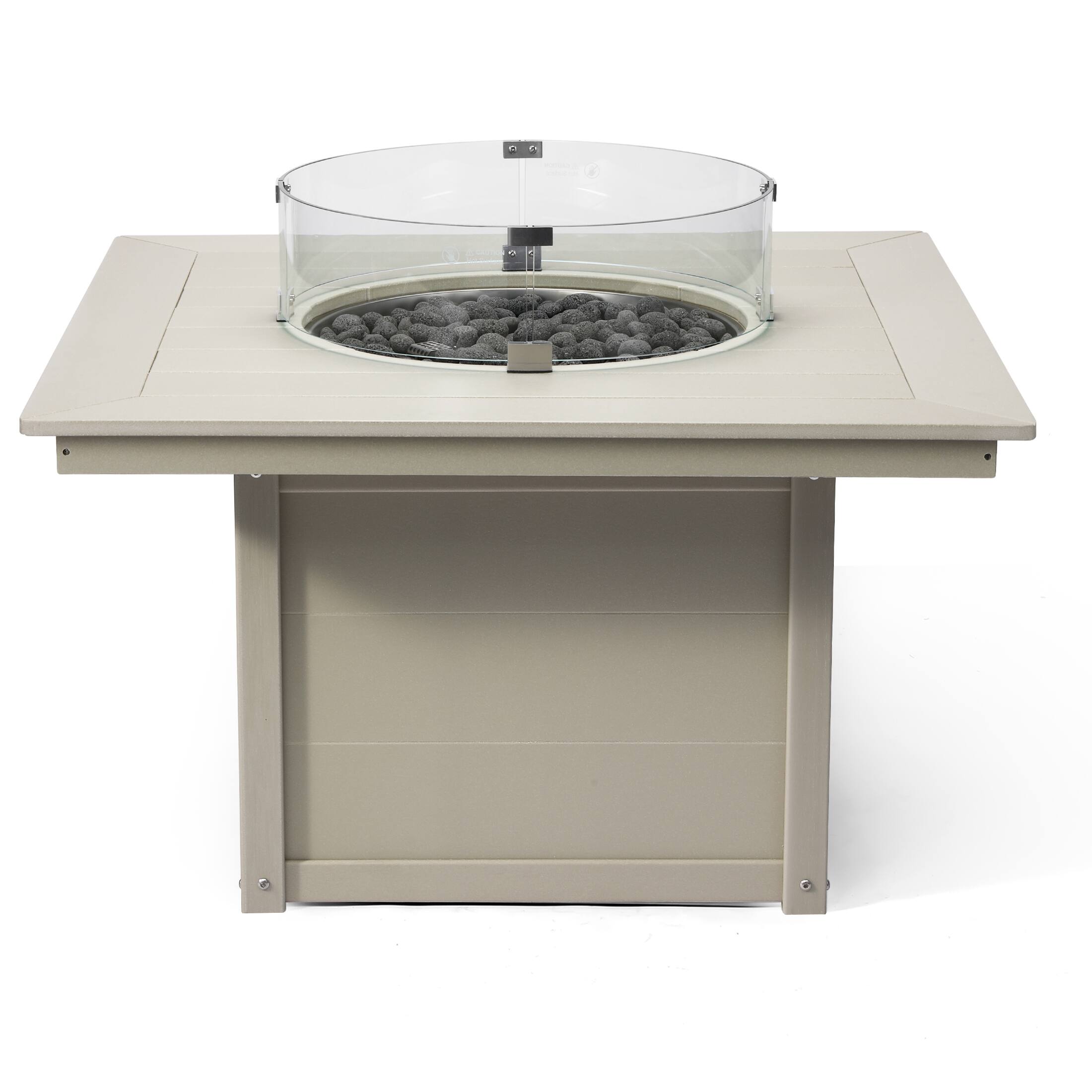 Back. WestinTrends - WestinTrends Helios 42" Modern Outdoor Patio Propane Square Fire Pit Table.