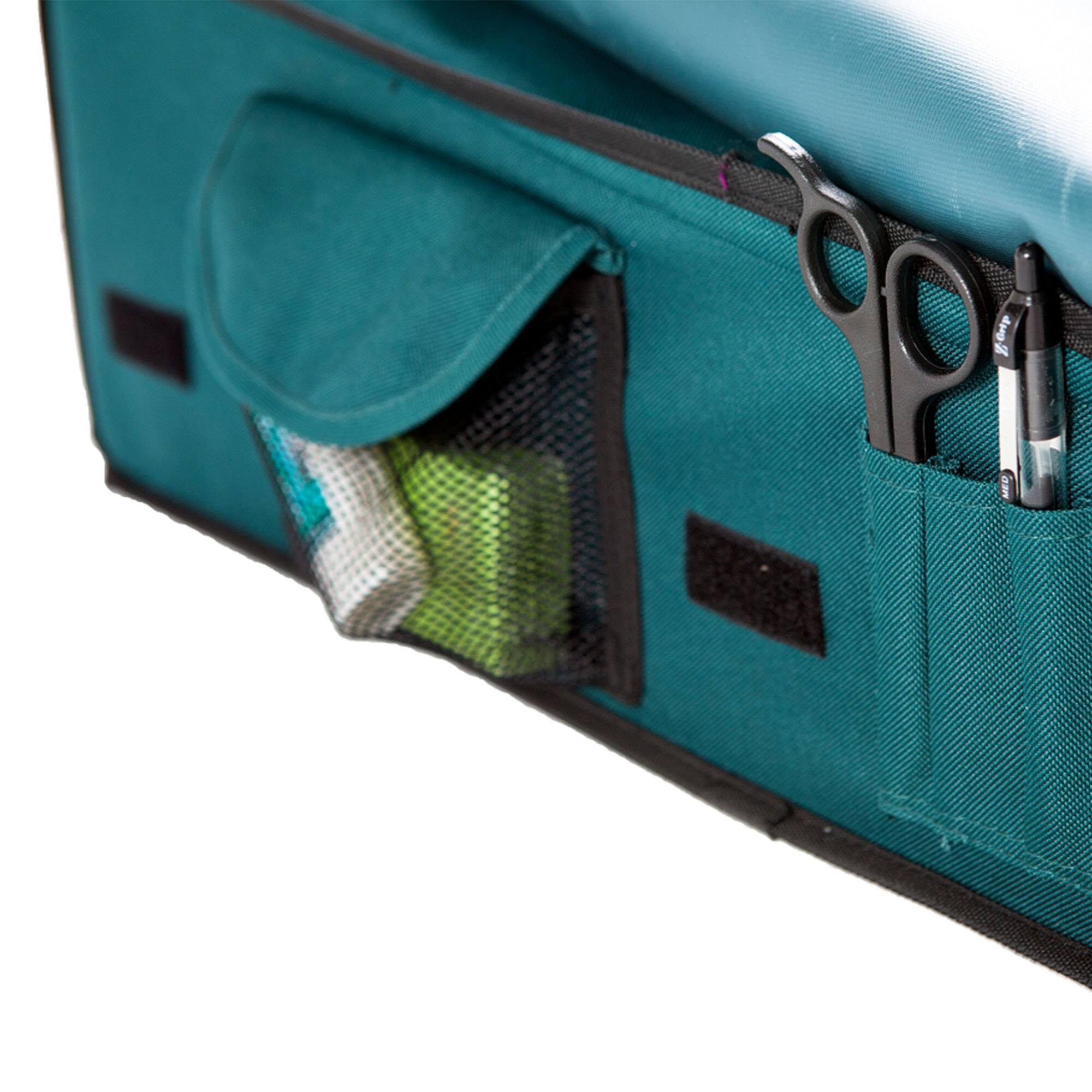 Alt View 5. Disc-O-Bed - Disc-O-Bed Footlocker, Expandable Under Cot Storage for Camping Gear, Green - Green.