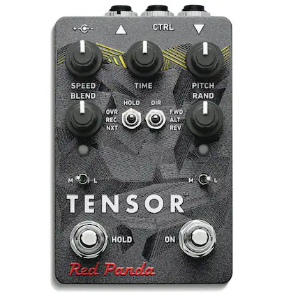 CTRL
SPEED BLEND
TIME HOLD
PITCH RAND
DIR FWD ALT REV
OVR REC NXT
M L
TENSOR
HOLD ON
Red Panda