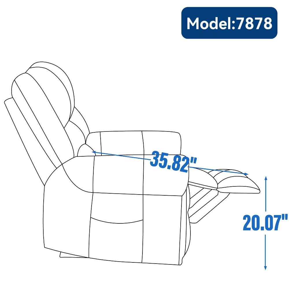 Model: 7878  
35.82"  
20.07"