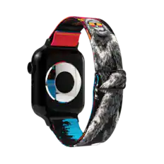 Front. ZOX - Bigfoot and Chill NFC Smartwatch Band, 22mm - Multicolor.