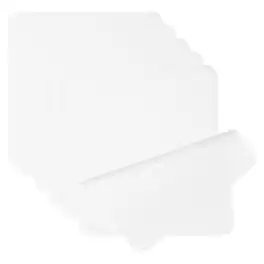 Unique Bargains - Glasses Cleaning Cloth 7.9"x7.9", 6pcs Microfiber Suede Cleaner Cloth for Lens, Eyeglasses, Screens, Phones - White