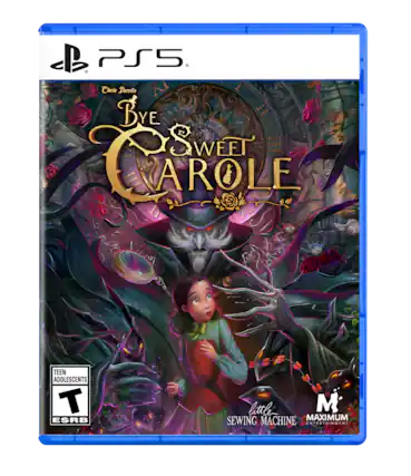PS5
Chris Darril's
Bye Sweet Carole
TEEN
ADOLESCENTS
T
ESRB
little SEWING MACHINE
MAXIMUM ENTERTAINMENT - T (Teen 13+)