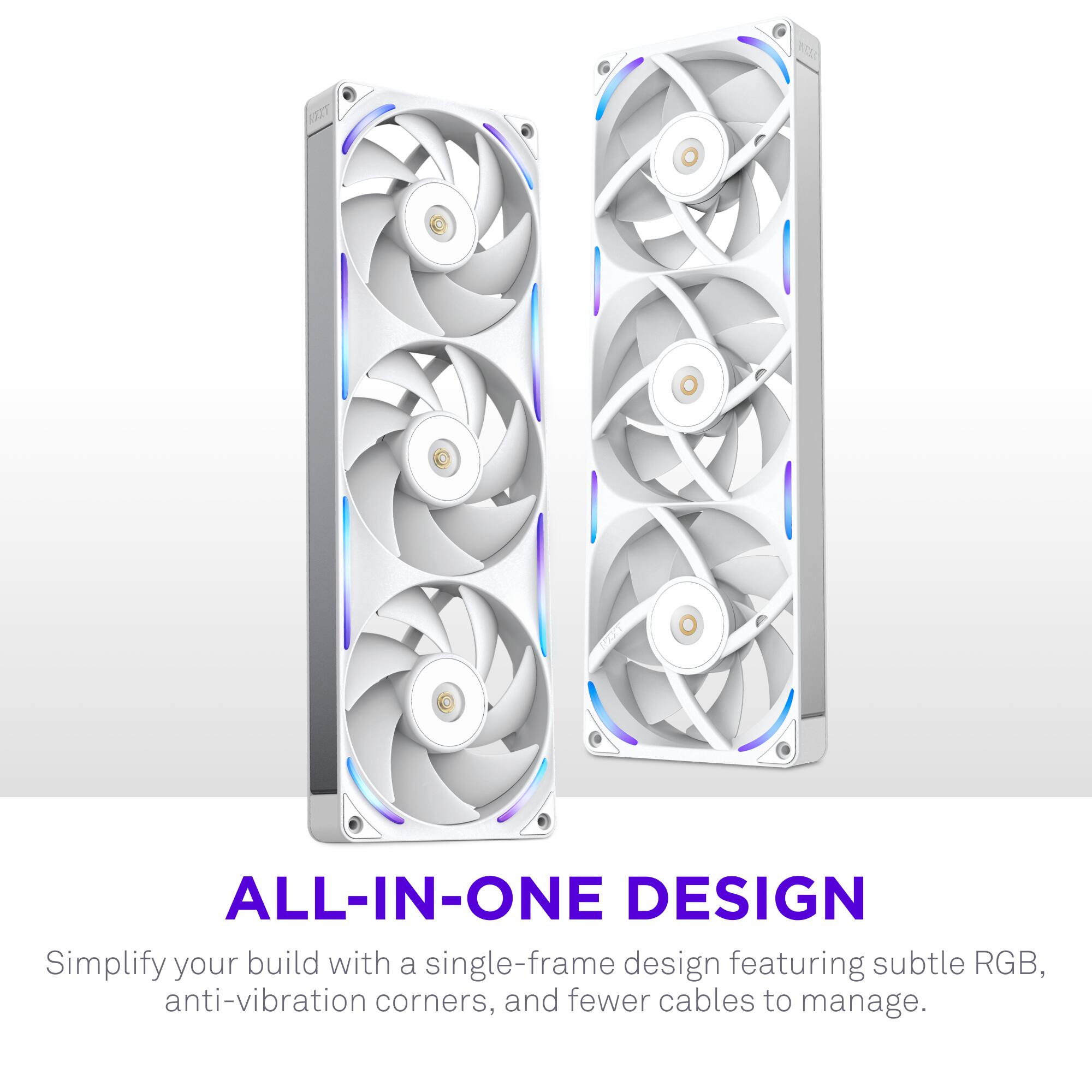 ACE 1921 ALL-IN-ONE DESIGN  
Simplify your build with a single-frame design featuring subtle RGB, anti-vibration corners, and fewer cables to manage.