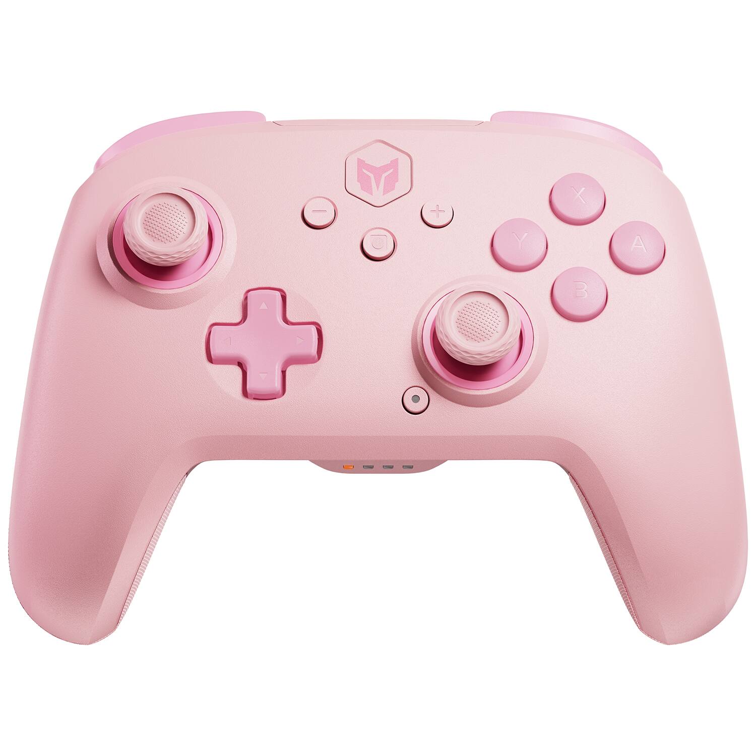 Angle. BigBig Won - BIGBIG WON CHOCO Bluetooth Wireless Controller for Switch, PC, Android and iOS - Pink - Pink.