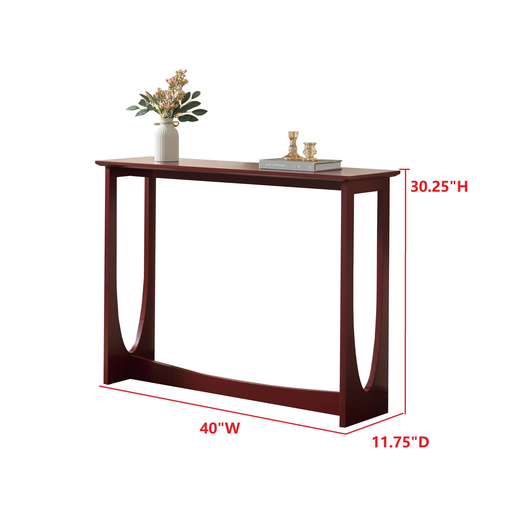 Kings Brand Furniture Wood Console Table, Entryway Sofa Table for ...